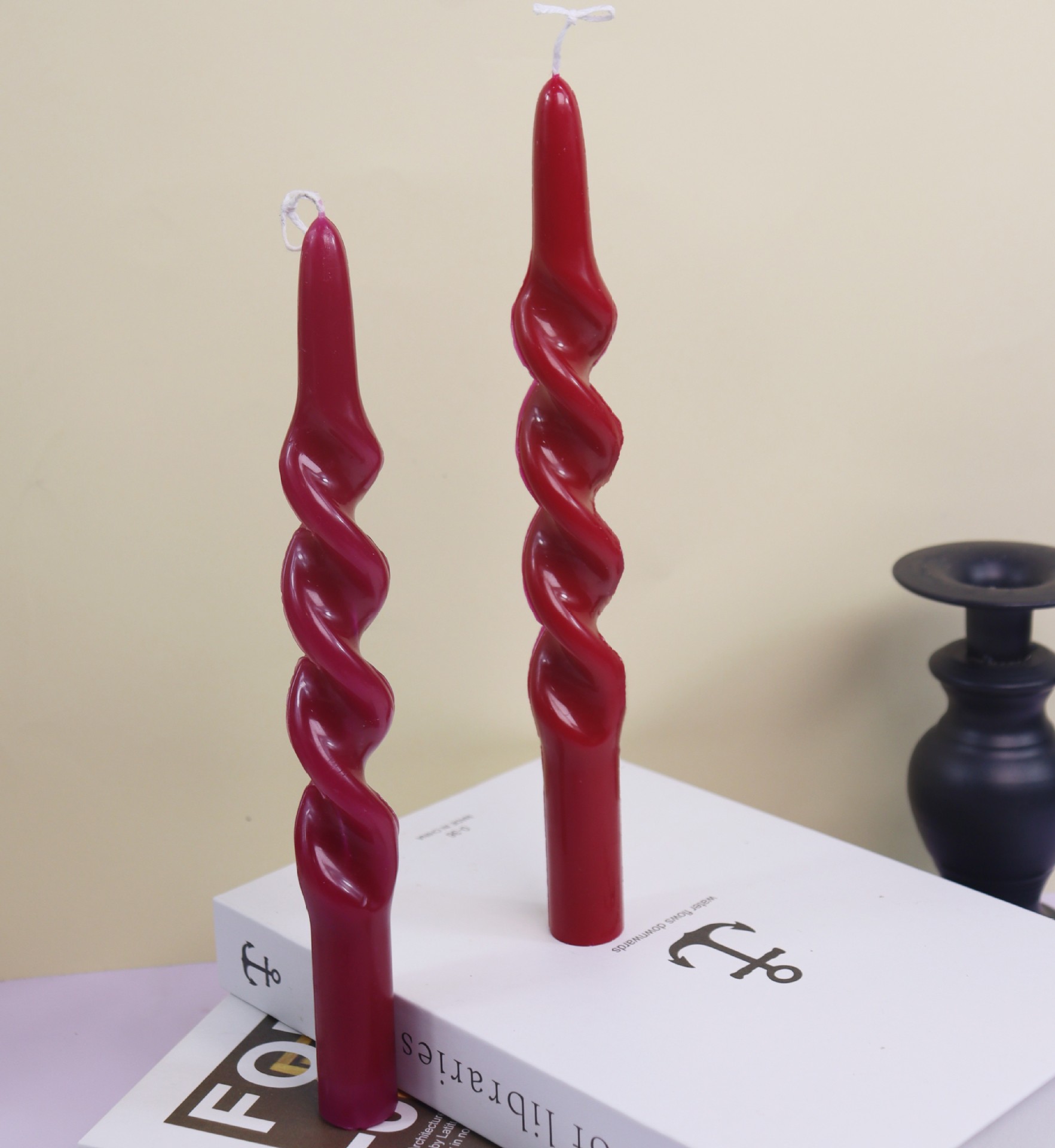 ツイストストライプコラムアクリルキャンドルモールド簡単脱型ス - Candle Making Kit のレビューと価格