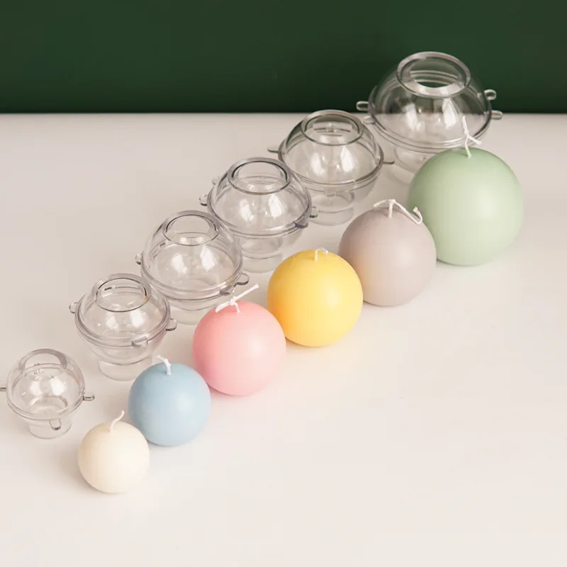 5-8 センチメートル球状キャンドルプラスチック金型家の装飾 - Candle Making Diy Kit のレビューと価格