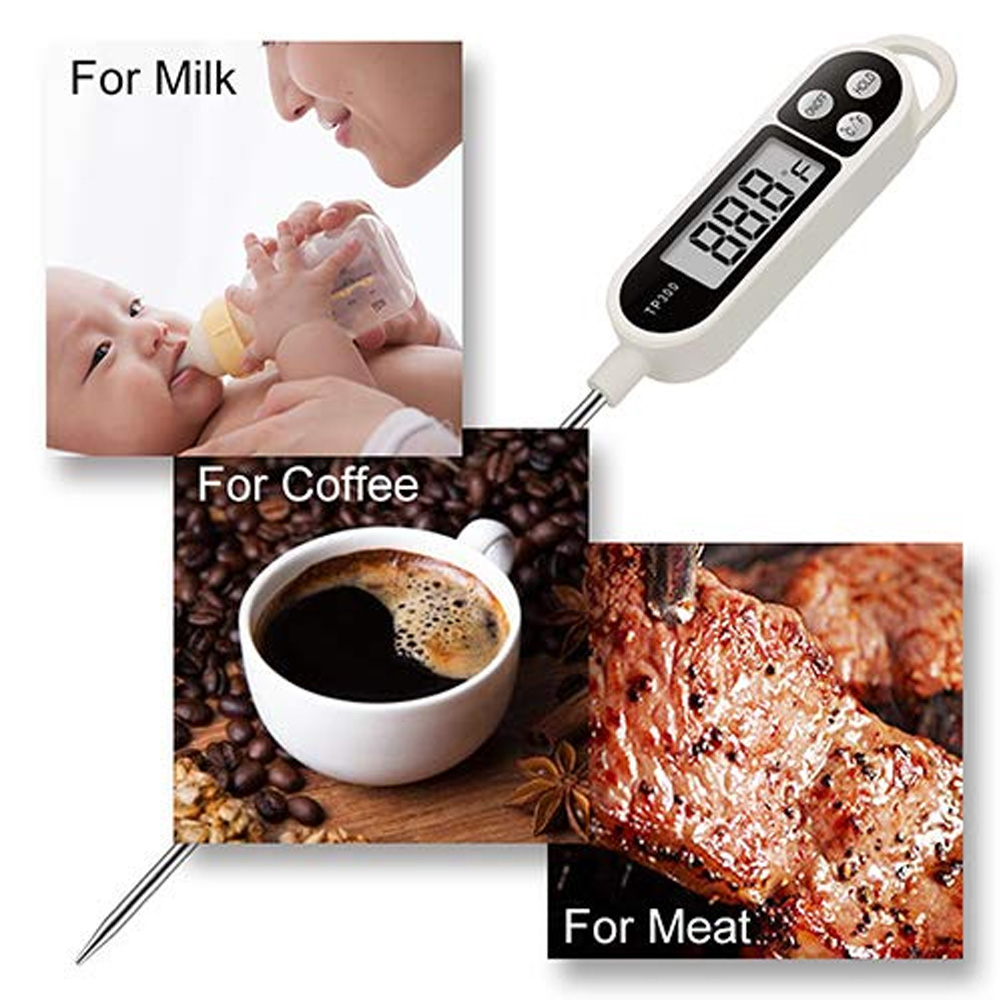 新しいデザインのデジタル食品温度計、長いプローブ付き、調理、 - Thermometer Candy Candle のレビューと価格