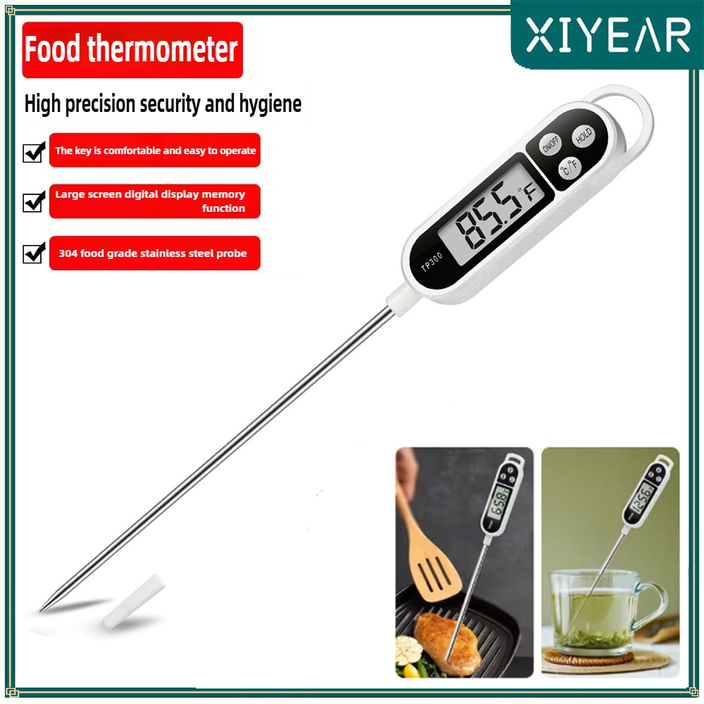 1個入りデジタル肉用食品温度計、調理用キッチンBBQプローブ - Thermometer Candy Candle のレビューと価格